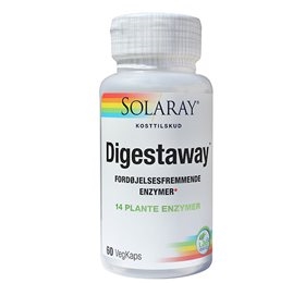 Digestaway fra Solaray med fordøjelsesenzumer